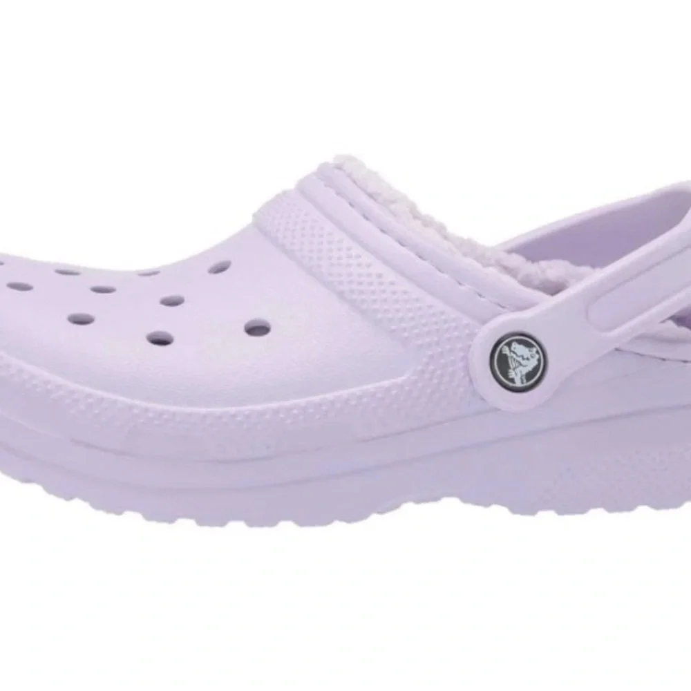 Crocs Classic Unisex Lined Lavender Clogs Men 13 Women 15 NEW